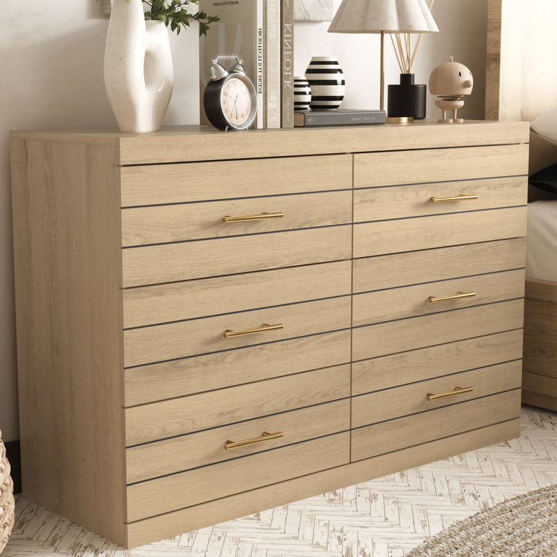 Amazon.com: Shintenchi 6 Drawer Dresser, Wide Chest of